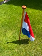 Vlaggemast boot met vlag 1 mtr nieuw, Watersport en Boten, Ophalen of Verzenden