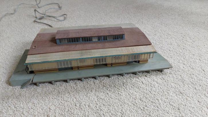 Kibri 9456 HO goederenloods, Hobby en Vrije tijd, Modeltreinen | H0, Gebruikt, Brug, Tunnel of Gebouw, Gelijkstroom of Wisselstroom