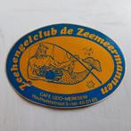 oude sticker Zeehengelclub de Zeemeermannen.  Merksem., Ophalen of Verzenden, Zo goed als nieuw, Overige typen