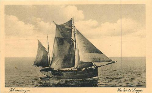(381-042-031) Scheveningen Zeilende Logger, Verzamelen, Ansichtkaarten | Nederland, Zuid-Holland, Ophalen of Verzenden