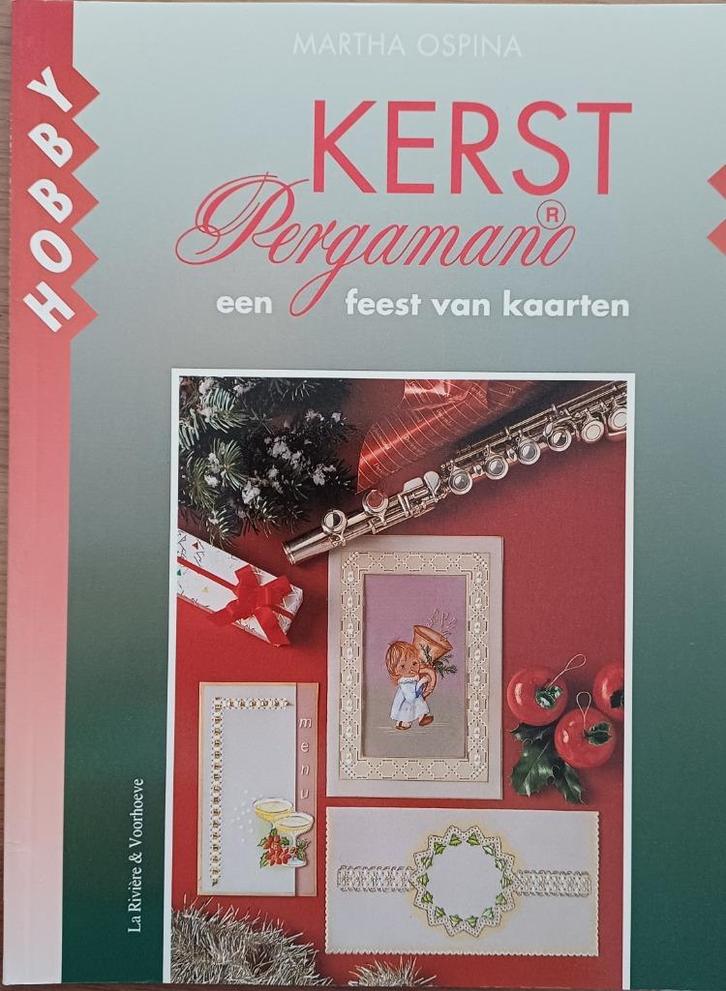 Een feest van kaarten - Kerst Pergamano - Martha Ospina, Hobby en Vrije tijd, Kaarten | Zelf maken, Zo goed als nieuw, Overige typen