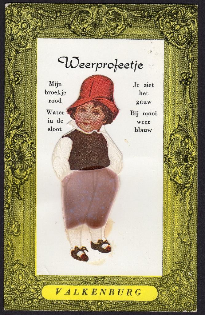 Valkenburg, Weerprofeetje. 1964., Ophalen of Verzenden, 1960 tot 1980, Gelopen, Limburg