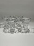 4x Vintage Franse Ijscoupes, Ophalen of Verzenden