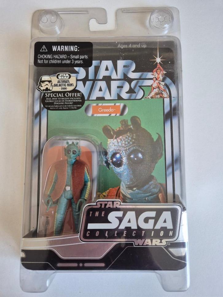 Star Wars TSC Vintage Style Greedo Bounty Hunter, Verzamelen, Star Wars, Nieuw, Actiefiguurtje, Ophalen of Verzenden