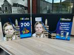 Bblocks knikkerbaan en doos 200 stuks gekleurde blokjes, Ophalen of Verzenden, Zo goed als nieuw, Overige merken