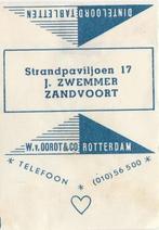 Strandpaviljoen 17 J. Zwemmer Zandvoort, Ophalen of Verzenden
