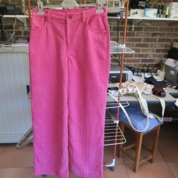Broek nieuw roze geribd hoge taille Coster Kopenhagen mt 36 beschikbaar voor biedingen