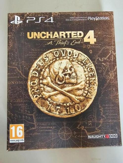 PS4 game Uncharted 4 A Thief's end Playstation 4 Libertalia, Spelcomputers en Games, Games | Sony PlayStation 4, Zo goed als nieuw