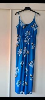 Maxi jurk  spaghettibandjes blauw/bloem maat 42, Kleding | Dames, Jurken, Maat 42/44 (L), Nieuw, Verzenden, Blauw