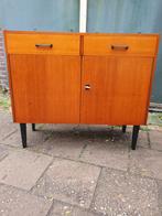 Vintage kast/dressoir 85 lang 34 diep 75 hoog., Ophalen, Gebruikt, Sixties, Teakhout