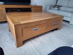 Salontafel, Huis en Inrichting, Tafels | Salontafels, Ophalen, Gebruikt, 100 tot 150 cm, Eikenhout