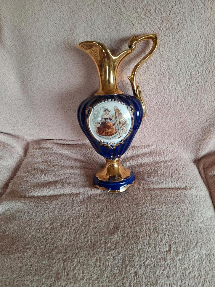 Barok Vaas met Gouden Accenten, Antiek en Kunst, Antiek | Vazen, Ophalen of Verzenden