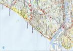 Pl1677 plattegrond omgeving den haag - leiden - gouda, Boeken, Atlassen en Landkaarten, Ophalen of Verzenden, Zo goed als nieuw