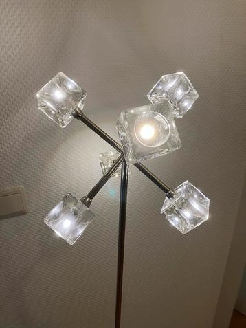 Kristallen Staande Lamp - Dimbaar beschikbaar voor biedingen