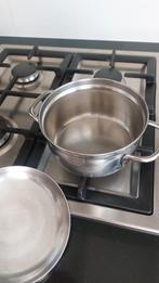 BK pan. profiliner 16cm. RVS. Alle warmtebronnen, Kookpan of Snelkookpan, Ophalen of Verzenden, Zo goed als nieuw, Rvs