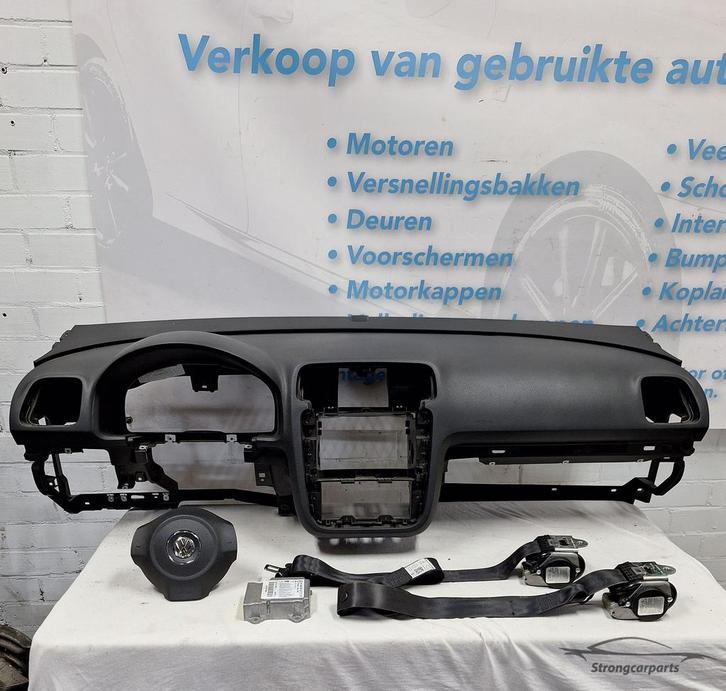 Airbag set VW Scirocco Dashboard stuurairbag + gordels modul, Auto-onderdelen, Dashboard en Schakelaars, Volkswagen, Gebruikt