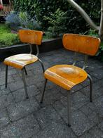 Oude schoolstoeltjes 2 stuks, Ophalen, Gebruikt, Stoel(en)