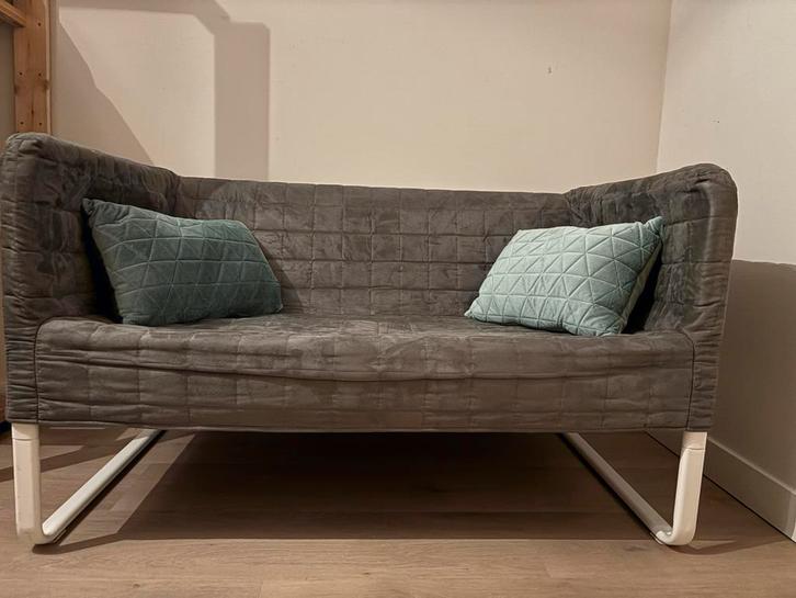 IKEA Knopparp 2-zitsbank met fluwelen hoes, Tuin en Terras, Tuinbanken, Zo goed als nieuw, Overige materialen, Ophalen