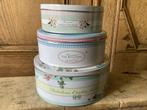 NIEUW leuke set blikken trommels voor koekjes of snoep, Huis en Inrichting, Ophalen of Verzenden, Nieuw