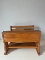 Schoolbankje voor poppen, hout, Ophalen of Verzenden, Zo goed als nieuw