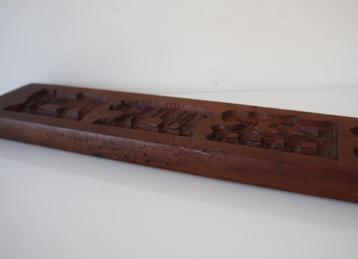 Antieke houten speculaasplank, koekplank, suikerplank beschikbaar voor biedingen
