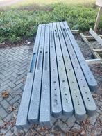 Restpartij beton schutting palen platen antraciet, Overige materialen, 6 meter of meer, Nieuw, Ophalen of Verzenden