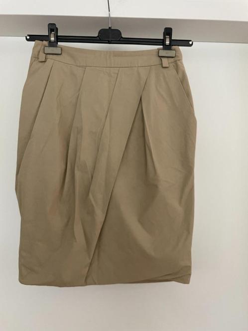 Pauw: NIEUW leuk rokje met zakjes maat 36, Kleding | Dames, Rokken, Nieuw, Maat 36 (S), Beige, Knielengte, Verzenden