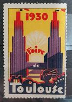 Frankrijk cinderella Toulouse 1930 Reclamezegel beurs, Ophalen of Verzenden