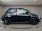 Fiat 500 1.0 Hybrid Dolcevita 2022 ZWART | Panoramadak | Cli, Gebruikt, Leder en Stof, Zwart, Bedrijf
