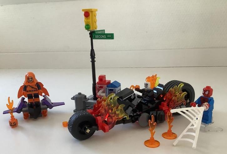 LEGO Marvel 76058 Spiderman: Ghost Rider Team Up, Kinderen en Baby's, Speelgoed | Duplo en Lego, Gebruikt, Lego, Complete set