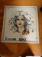 Mooi borduurwerk schilderij met lijst, Antiek en Kunst, Ophalen