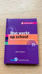 Wat werkt op school, Boeken, Ophalen of Verzenden, Zo goed als nieuw, Robert J. Marzano