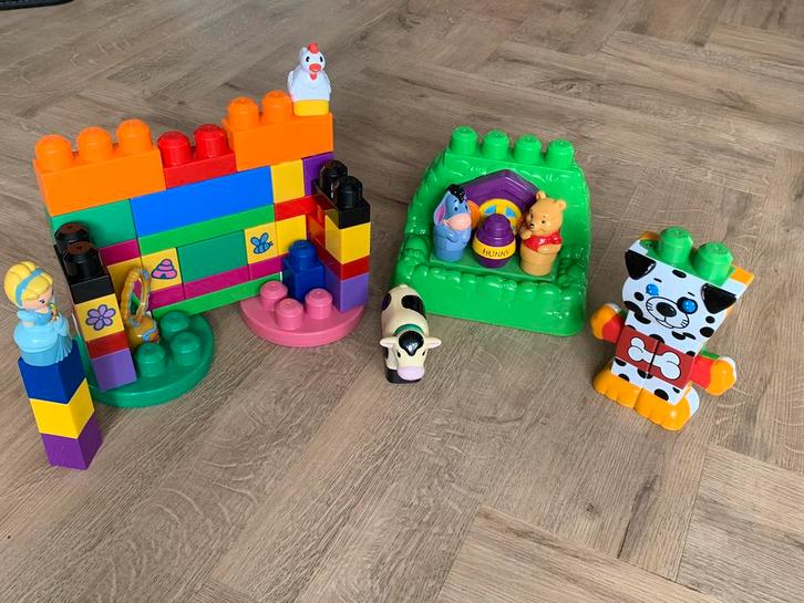 Bouwsetje Winnie the Pooh, Kinderen en Baby's, Speelgoed | Bouwstenen, Gebruikt, Megabloks, Ophalen