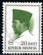 Indonesie 522 - President Soekarno, Postzegels en Munten, Zuidoost-Azië, Verzenden, Gestempeld