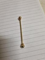 dasspeld goud kleurig dubbele knop, Ophalen of Verzenden, 'T Olde Gre-j, Info@toldegrej.nl, Endepoelstraat 20f Didam
