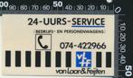 Sticker: Van Laar en Feijten -  24 Uurs Service, Ophalen of Verzenden, Zo goed als nieuw, Bedrijf of Vereniging