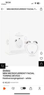 Stylpro Mini Microcurrent - Huidverzorgingstool, Sieraden, Tassen en Uiterlijk, Uiterlijk | Gezichtsverzorging, Ophalen of Verzenden