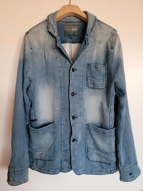 Tricot jeansjasje "Cast-Iron" mt L, Kleding | Heren, Jassen | Zomer, Zo goed als nieuw, Ophalen of Verzenden