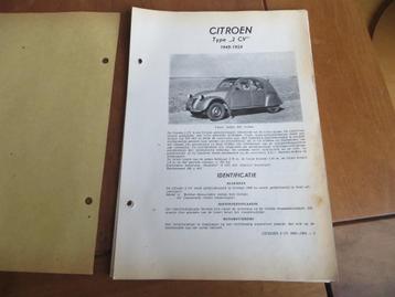 Vraagbaak Citroen 2CV  A berline, 2CV AU besteleend 1949-54 beschikbaar voor biedingen