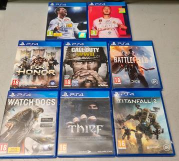 PS4 games 8 stuks beschikbaar voor biedingen