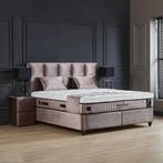 Opbergbed Phantom ABC beige kuster stijl hoge kwaliteit, Tweepersoons, Ophalen of Verzenden, Zo goed als nieuw, 200 cm