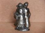 Vintage gas aansteker verzilverd Hollands paar fruitmand, Verzamelen, Rookartikelen, Aanstekers en Luciferdoosjes, Ophalen of Verzenden