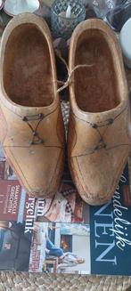 2 paar OUDE HOUTEN BOEREN-KLOMPEN/ KLOMPJES + SIER-KLOMPJES, Ophalen of Verzenden