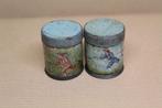 Twee antieke blikjes voor het poppenhuis, Ophalen of Verzenden