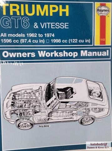 HaynesOwners Workshop Manual Triumph GT6 & Vitesse 1962 - 19 beschikbaar voor biedingen