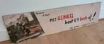 Reclame bord van Heinkel scooter jaren 60, Ophalen of Verzenden, Gebruikt, Reclamebord
