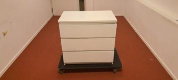 IKEA MALM ladekast – 3 lades, wit - afbeelding 3
