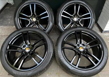 Originele Porsche Cayenne Turbo velgen 21 inch zomerbanden beschikbaar voor biedingen