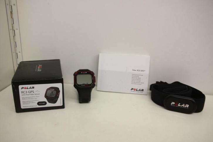 Polar RC3 GPS HRM. Geheel compleet in doos., Sieraden, Tassen en Uiterlijk, Sporthorloges, Gebruikt, Android, Zwart, GPS, Ophalen of Verzenden