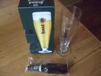 Brand bier glas incl opener (nr.1), Ophalen of Verzenden, Nieuw, Glas of Glazen, Brand